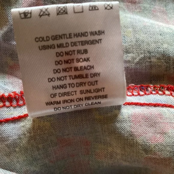 Tigerlily Floral Mini Summer/ Spring Dress AU 14 Rayon Lightweight Pre Owned EC - Picture 13 of 13